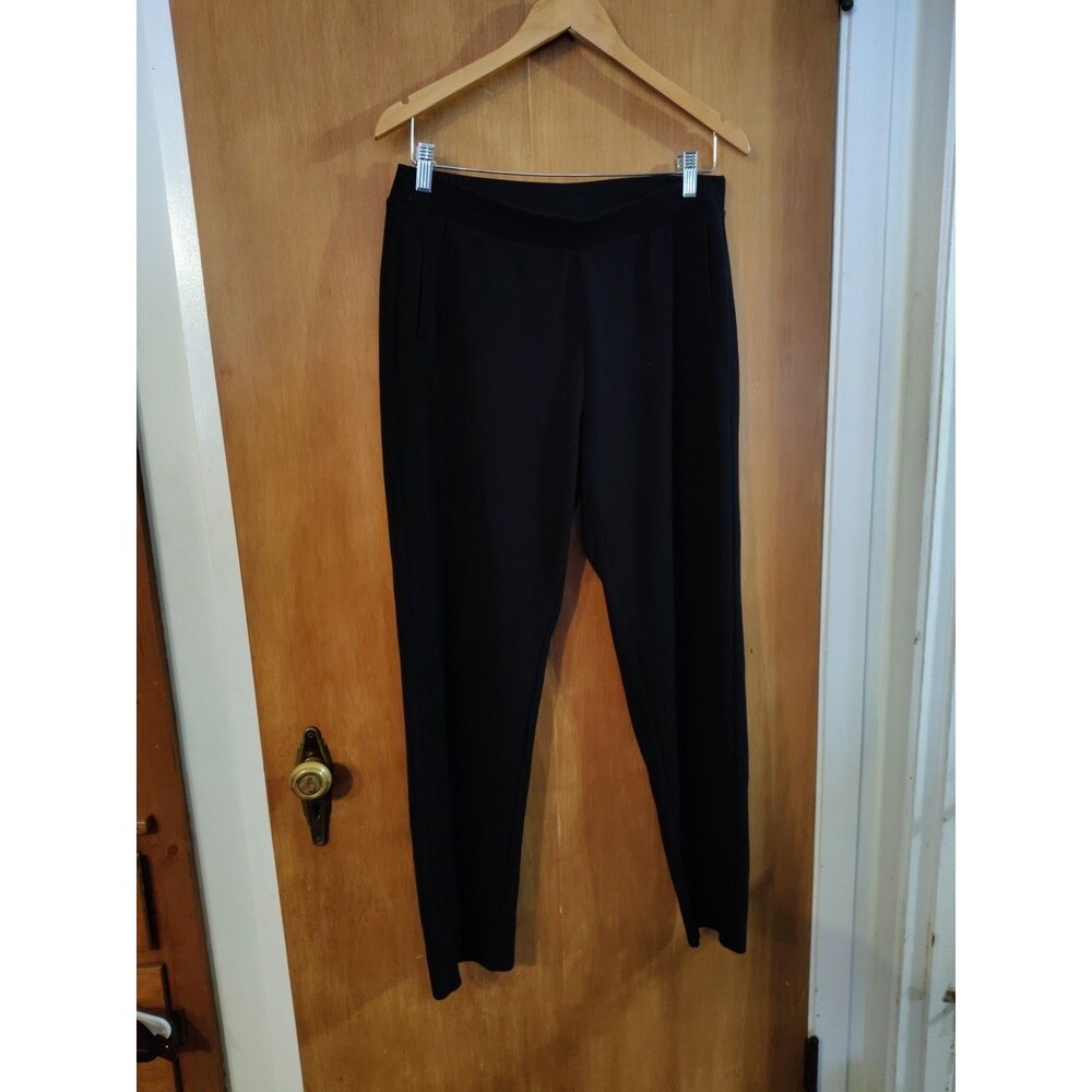 Cato Est 1946 Contemporary Pull On Dress Pants M Black Stretch Career Office